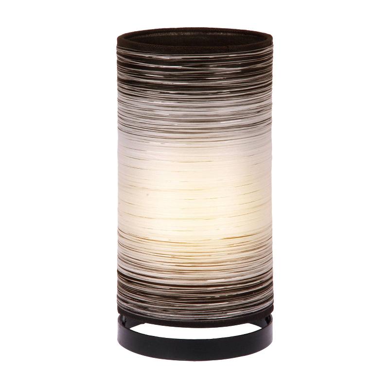 WORU LAMPE À POSER JULIE ENROULÉE AVEC FILS, BLANCHE