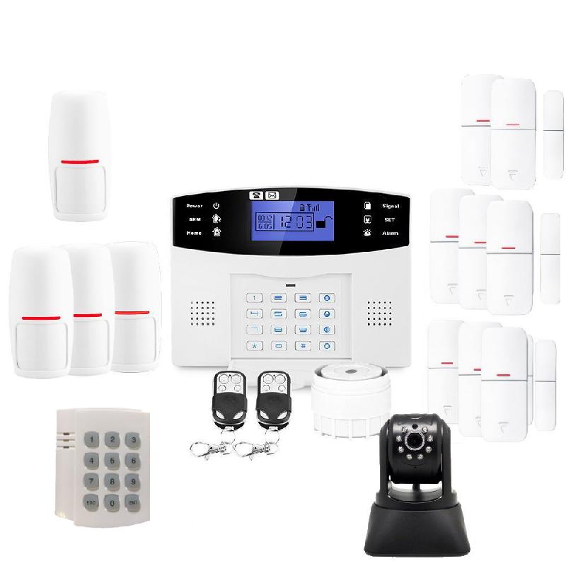 Alarme maison GSM avec caméra IP Lifebox Evolution - Kit IP5 avec détecteurs et clavier à code_0