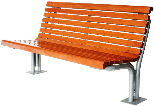 Banc public en bois moderne norcor i-greco_0