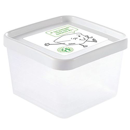 CSJ Emballages : Caissettes pâtissières blanches à poignée, 10 x 18 x 7 cm