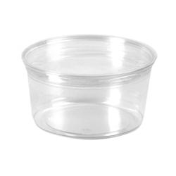 FHC ecolupack FHC - 500Pcs - Pot Deli rond PET transparent couvercle en option - Ø 11,7cm H79mm 525ml - transparent plastique FHC210DELI166_0