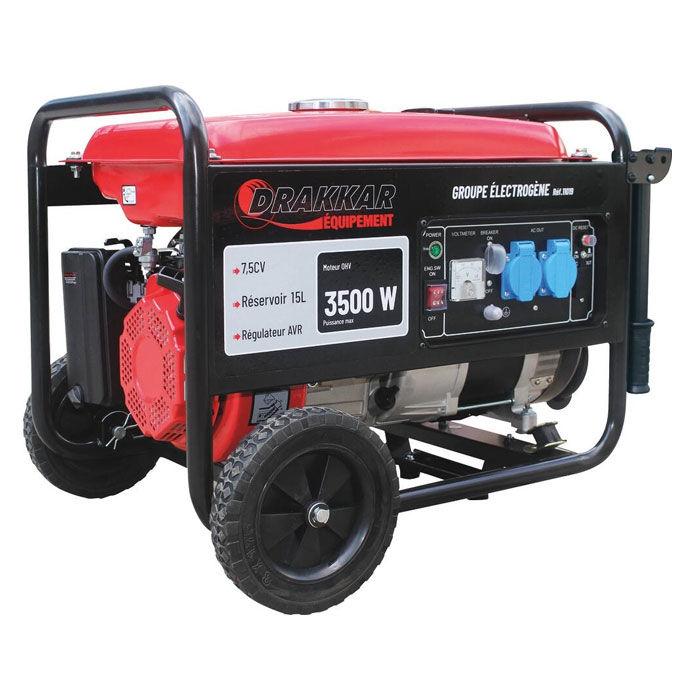 Groupe électrogène monophasé 3500w avr kit brouette - 11577396_0