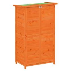 Helloshop26 - Abri de jardin cabane cabanon maison de stockage remise extérieur hangar outils robuste 83 x 57 x 140 cm bois massif 02_0022423 - 30002_0