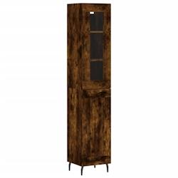 Helloshop26 - Buffet bahut commode armoire meuble de rangement organisateur cuisine salle de séjour salon haut 34,5 x 34 x 180 cm 02_0033293 - 300021_0