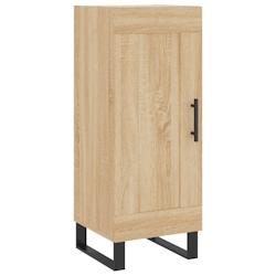Helloshop26 - Buffet bahut commode armoire meuble de rangement organisateur cuisine salle de séjour salon sonoma 34,5 x 34 x 90 cm 02_0031550 - 30002_0
