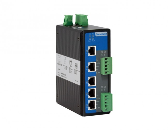 IES615-2DI Series - Switch NV2 - 5 ports 10/100 avec 2 ports série 3en1, modulables fibre ou cuivre_0