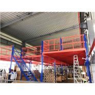 Mezzanine industrielle - Guangzhou Maobang Storage Equipment - supportée par rack moyen, structure métallique pour entrepôt_0