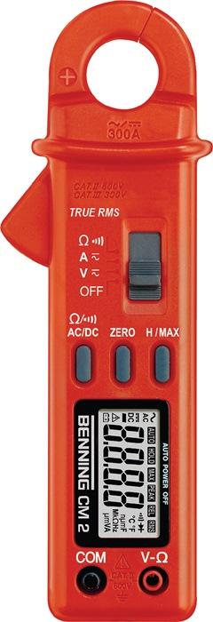 Multimètre à  pince ampèremétrique CM 2 100 mA-300 A AC, 10 mA-300 A DC CAT III 300 V BENNING_0