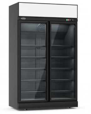 Réfrigérateur avec 2 portes - combisteel - référence 7455.2405 - capacité 1000 l_0