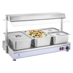 Royal Catering - Royal Catering Chauffe-Plats Electrique Professionnel RCHP-100H (Puissance 1550W, température 0 – 110 °C, 3 Lampes halogènes - a_0