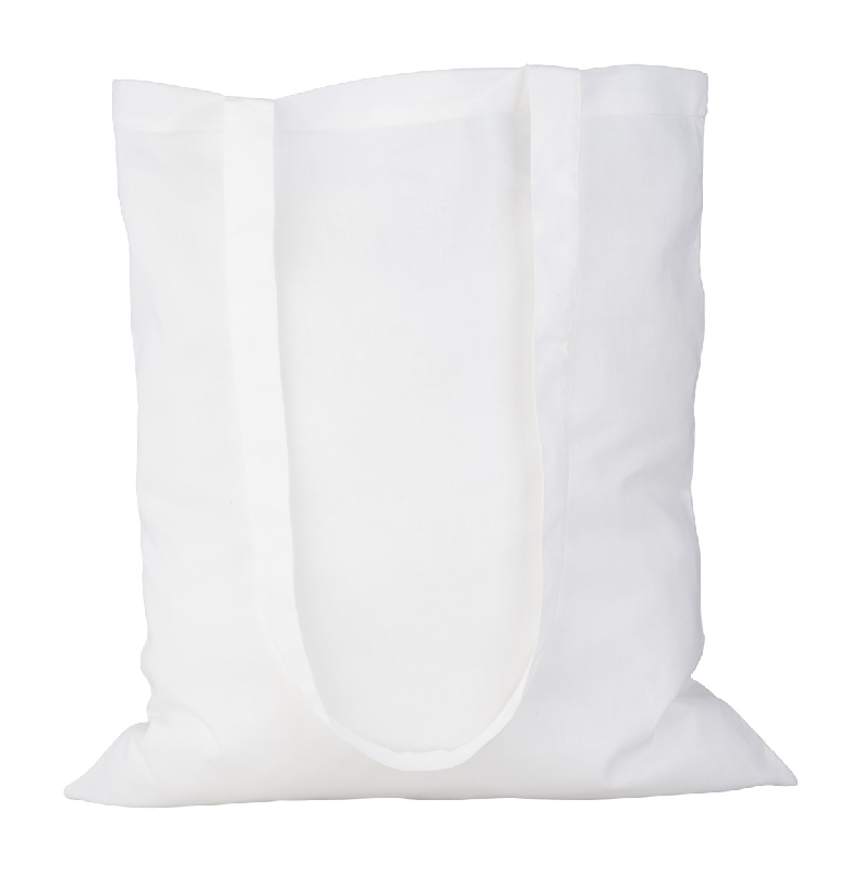 Tote bag 100% coton - blanc - 100 g/m² - léger et pratique_0
