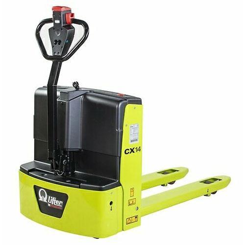 Transpalette électrique compact 1,4 T modèle CX 14 GEL S2 - Fourches 1 150 x 525 mm - PRAMAC - ED241C0B000_0