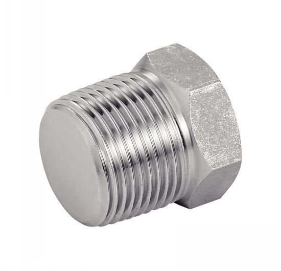 Bouchon mâle tête hexagonale filetage NPT - inox 304L/316L - DN6 à DN50 - PN150/2150 lbs - norme ASME B16-11_0