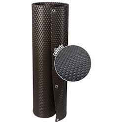 Brise-vue en résine tressée avec oeillets métalliques coloris anthracite 0.9 x 5 m Rattan Art - gris 5908311934265_0