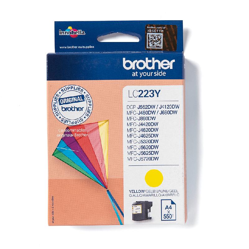 Brother LC223Y - Cartouche d'encre originale – Jaune_0