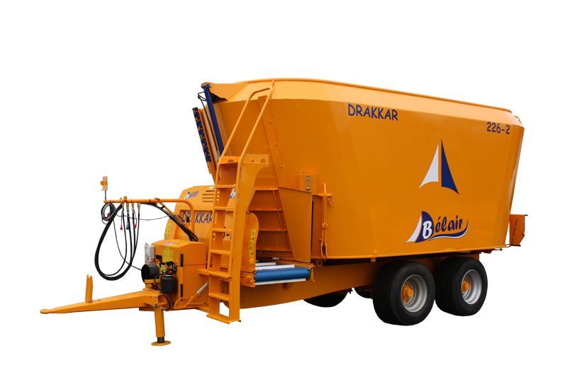 Drakkar double vis - mélangeuse agricole - bélair - capacité de 14 à 28m3_0