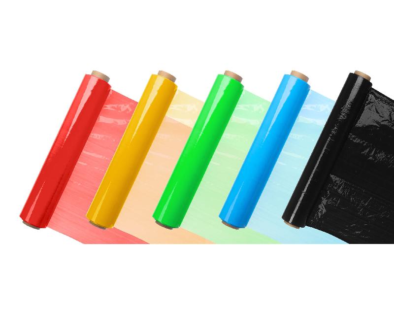 Film étirable manuel cast couleur translucide - 513076 – Vert 17µ_0