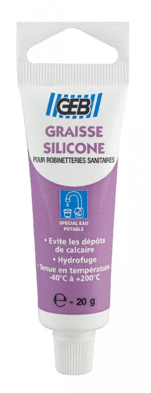 Graisse silicone anticalcaire GEB - Tube 20 g - Dimensions compactes_0