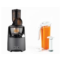 Kuvings Kuving's - Extracteur de jus vertical EVO820S + kit de conservation de jus sous vide - Anthracite - gris 3760211390396_0