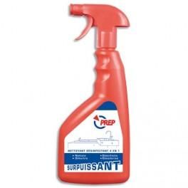 PREP SPRAY DÉSINFECTANT SANITAIRE 4 EN 1 DE 750 ML