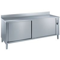 Table armoire chaude adossée - 1800 mm - 133026_0
