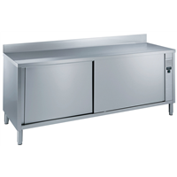 Table armoire chaude adossée Firsteel - système de chauffage ventilé - 1800 mm - 133026_0