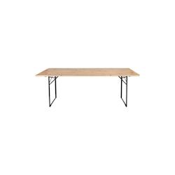 Table pliable 8 à 10 personnes Brasserie Unitaire Esschert Design - beige 8714982191435_0