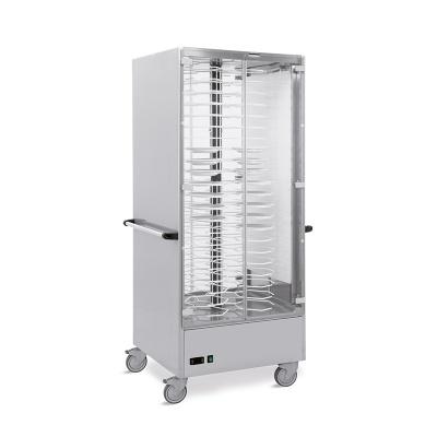 Vitrine chauffante 88 assiettes - Métalcarrelli - acier inoxydable, 2000W, température +65°C à +90°C_0
