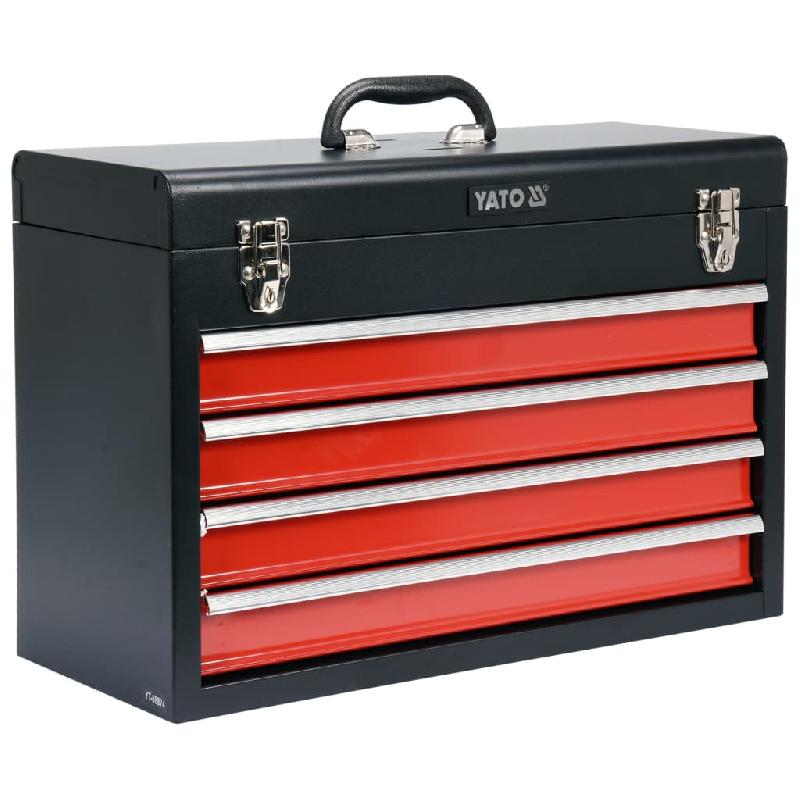 Yato boîte à outils avec 4 tiroirs 52x21,8x36 cm 434403_0