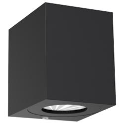 Applique murale CANTO Kubi 2 Aluminium Seaside noir, H.10.6 - IP44 - LED Module /Nordlux Extérieur - noir 5704924016509_0