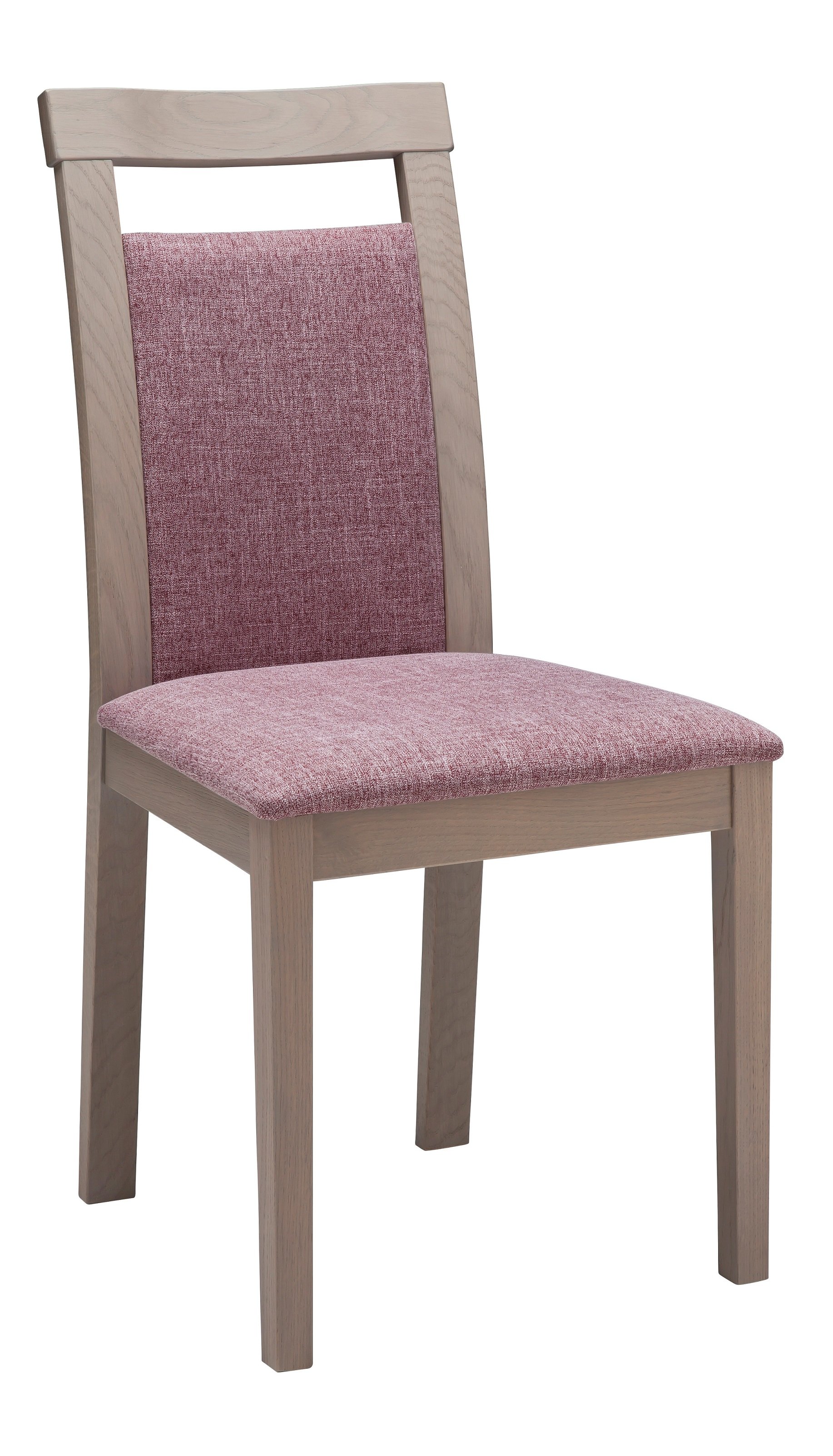 Chaise Coraly en bois massif - modèle moderne en chêne avec dossier garni et finitions personnalisables_0