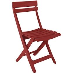Chaise pliante -   - MIAMI - Rouge bossa nova GROSFILLEX - 3100038176573_0