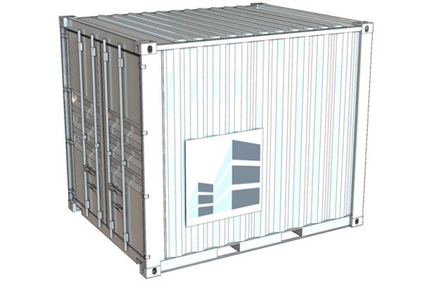 Containers de stockage 10 pieds dry / volume 16 m3_0