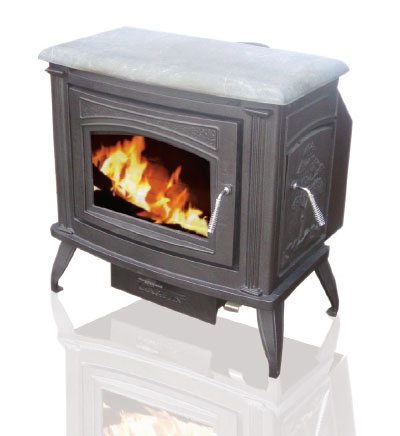 Gamme de poêles à bois tradition - Tradition 5 - Fonte et pierre ollaire en option - 10 kW_0