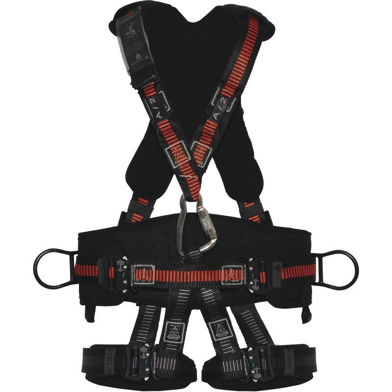Harnais pour travail en suspension 5 points d'accrochage - har35tca - bicolore avec ceinture et dosseret thermoformé_0
