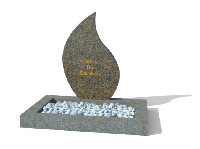 Jardin du souvenir personnalisable pour dispersion de cendres - LE GRANIT SODIGRANITS_0