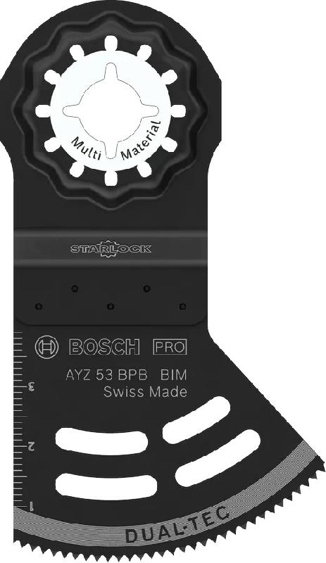 Lame starlock pro bimatière multimatériau 53x40mm - BOSCH - 2608669114 - 864621_0