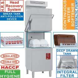 Lave-vaisselle à capot avec condenseur-récupérateur de vapeur - Full Hygiène Best Wash - DCS9/6-AC-RC_0