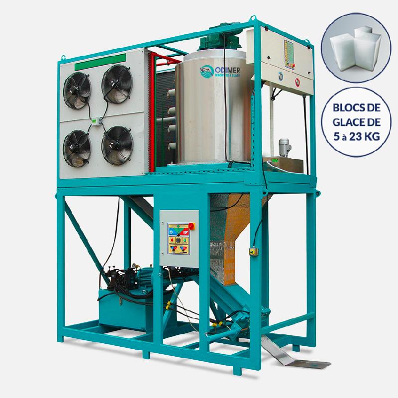Machine à glace en bloc - BLOCK CP 10TS - production 10 000 kg/24h, blocs ajustables, système hydraulique_0