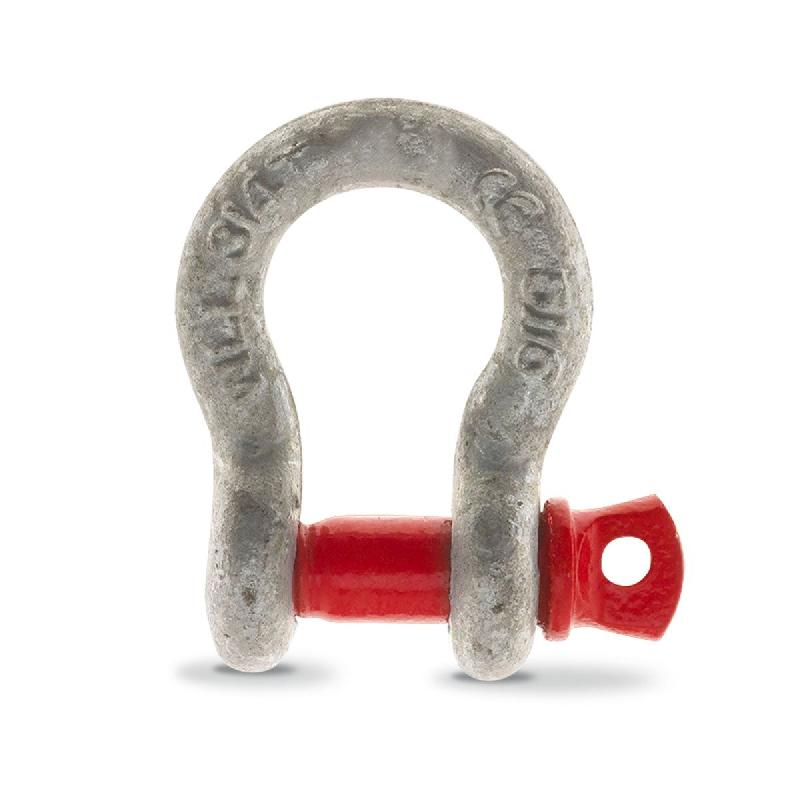 Manille lyre haute résistance - axe vissé Ø10 mm, 0,75 t - lot de 2 pièces - réf. 2b010rhlm_0