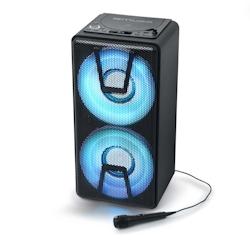 Muse Enceinte autonome à LED Party box portable avec lecteur CD + Micro - BT/CD/AUX/USB - 150W M-1820DJ-MATCH - noir M1820DJ_0