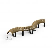 Nova c perch double assis-debouts publics - green furniture concept - contreplaqué chêne et frêne - piètement métallique 85% recycle_0