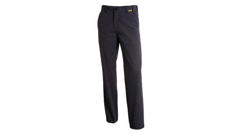 Pantalon de cuisine homme droit Cookspirit Molinel 2003 - tailles 38 à 60 - noir, blanc ou carreaux_0