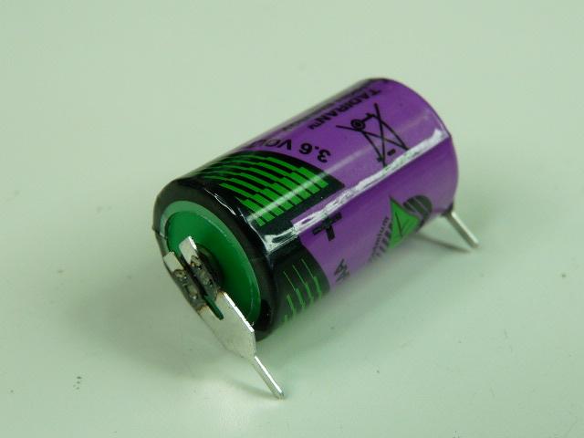 Pile lithium SL-750/PR 1/2AA 3.6V 1100mAh P2 - équivalent Tadiran TL-2150 et TLL-5902_0