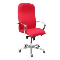 Piqueras y Crespo Fauteuil de direction Caudete avec mécanisme pivotant et tissu BALI rouge - rouge multi-matériau 115DBBALI350_0