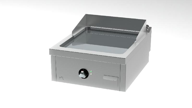 Plancha électrique fry-top professionnelle à poser 600x750x410mm - plaque chromée - FTE7506SCR - 6600W_0