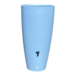 PLAST'UP ROTOMOULAGE Pot conique récupérateur d'eau de pluie aérien 200l - BLEUPASTEL - bleu 0637962081275_0