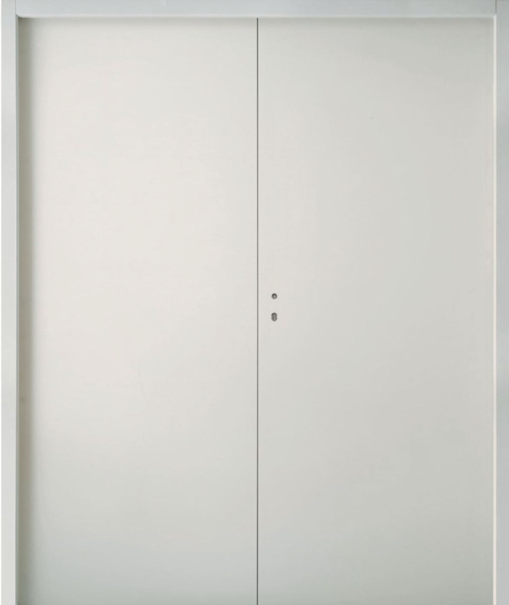 Portes battantes - Bloc-porte EI30 prépeint cadre résineux 2 vantaux - Réf. Dispano : 3539808 - EAN : 3515129214315 - Ref. JELD-WEN_0