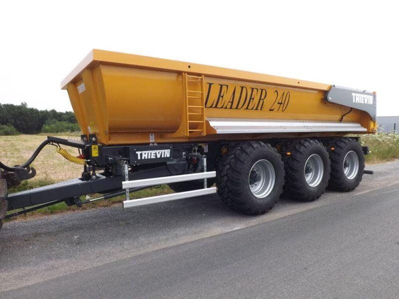 Remorque TP Leader 240 - Thievin - PTAC 32T - Tridem avec essieu suiveur - Longueur 7,20m ou 7,50m_0