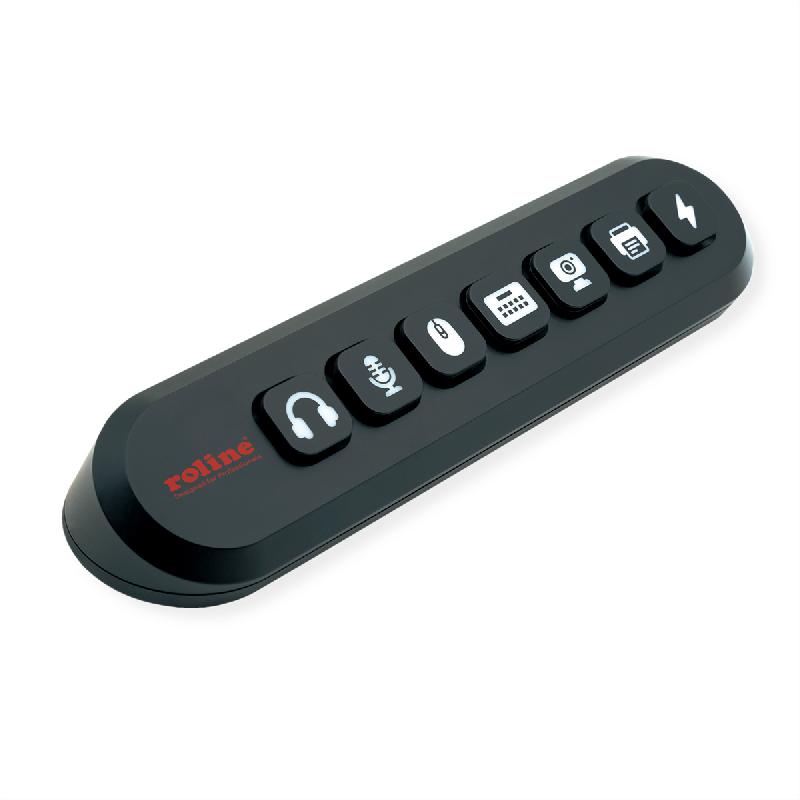 ROLINE Hub USB 3.2 Gen 1, 7 ports, prise type A, boutons interchangeables_0